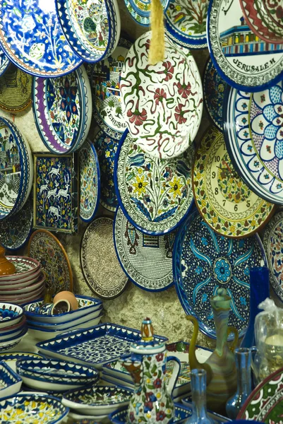 Handcrafts shot at the market in Israil — Stock Photo, Image