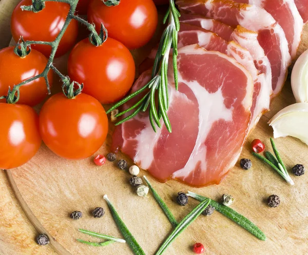 Sliced Smoked Ham — Stock Photo, Image
