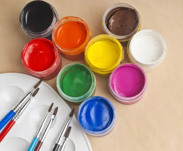 Paint buckets — Stock Photo, Image