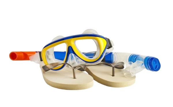 Snorkel and mask — Stock Photo, Image