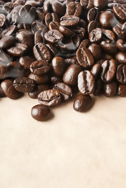 Brown coffee, close-up — Stock Photo, Image