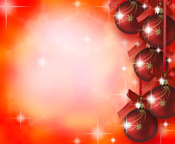 Red merry christmas background — Stock Photo, Image