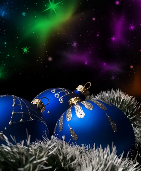 Christmas ball on abstract light background — Stock Photo, Image