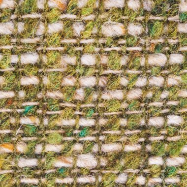 yeşil ve sarı yün doku closeup