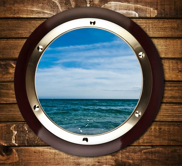 Cabin window — Stock Photo, Image