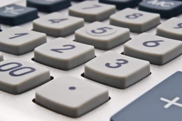 Calculator on a white background — Stock Photo, Image