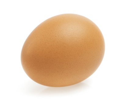 Beyaz arkaplanda yumurtalar