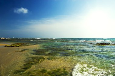 okyanus yüzeyindeki dalgalar