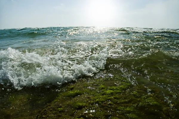 Vlny na hladině oceánu — Stock fotografie