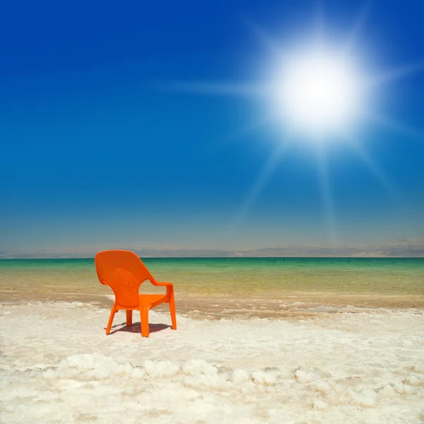 Dode Zee zout natuurlijke minerale vorming op de dode zee, Israël. — Stockfoto