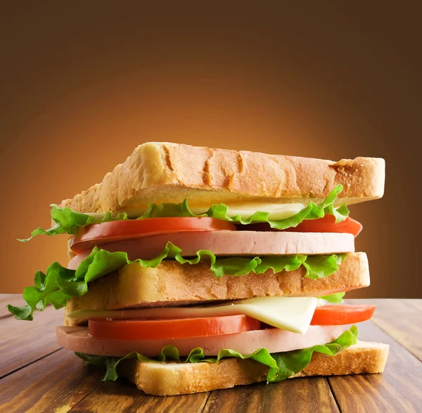 Small toast sandwich — Stock Photo, Image