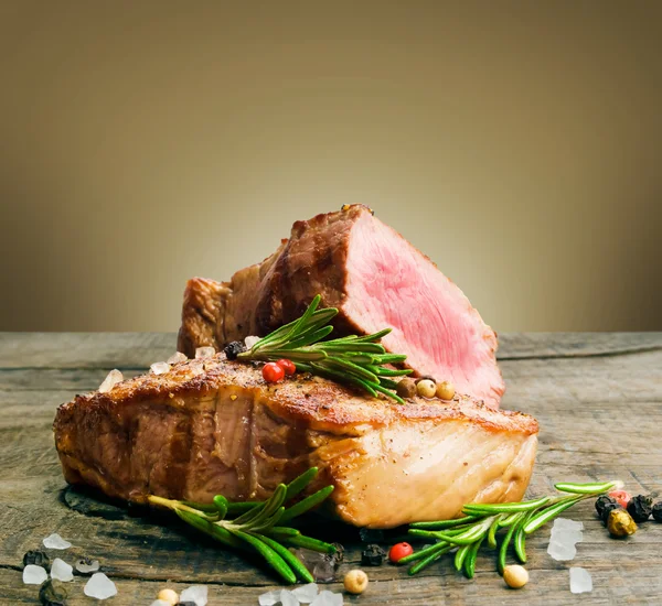 Scheibe Rindersteak — Stockfoto