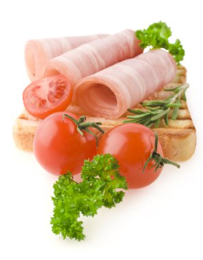 ekmek üzerine jambon