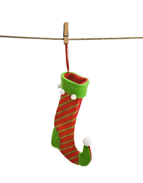 Santa Claus stocking — Stock Photo, Image