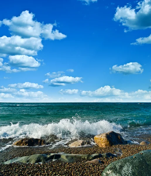 Storm on the sea — Stock Photo, Image