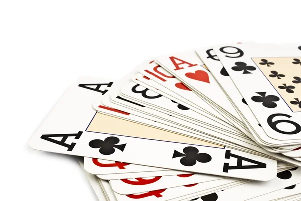 Jugar a las cartas — Foto de Stock