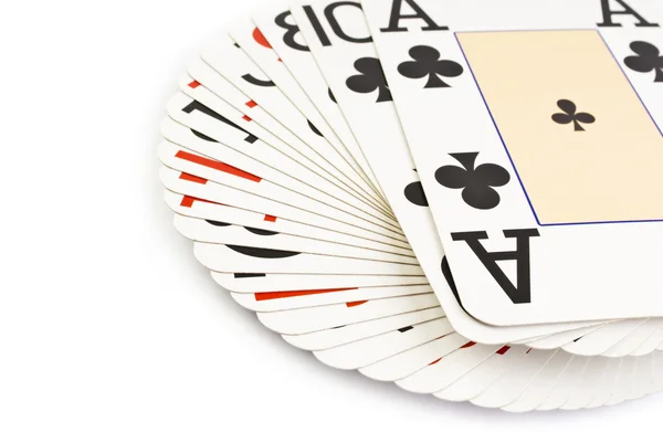 Jugar a las cartas — Foto de Stock