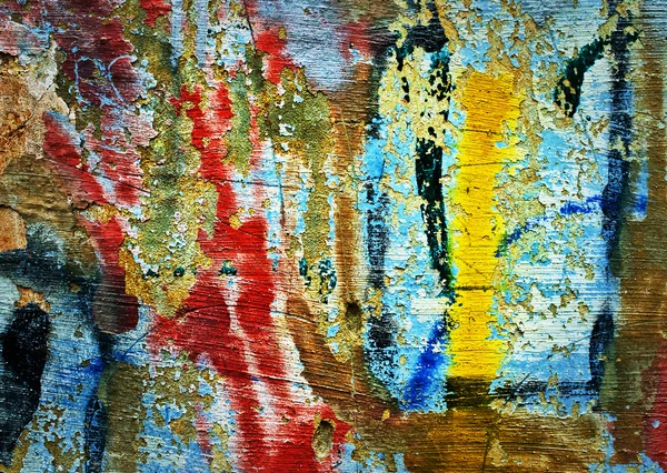 Colorful grunge wall — Stock Photo, Image