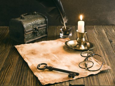 Vintage mektup kavramı