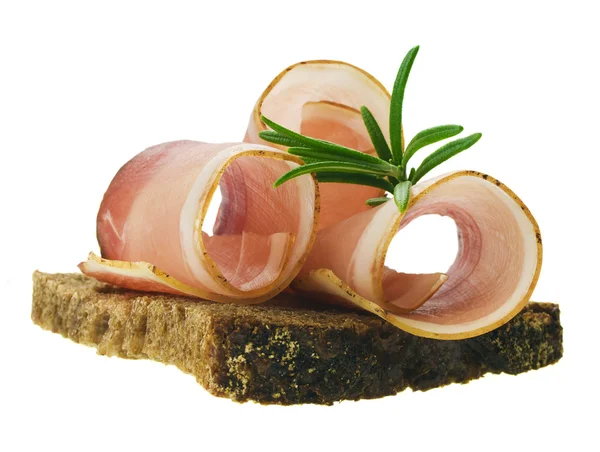 Fette di prosciutto — Foto Stock