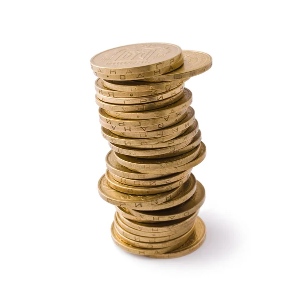 Stapel med mynt — Stockfoto
