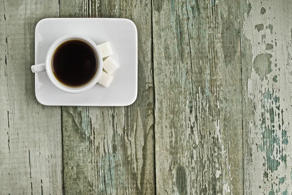 Coffee with sugar — Stock Photo, Image