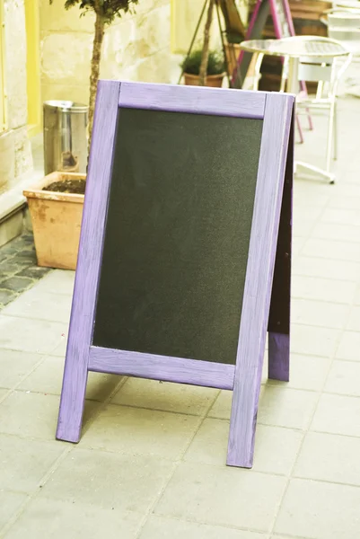 Restaurant menu board — Stock Photo, Image