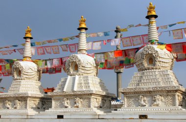 hohhot, İç Moğolistan dazhao Manastırı yakınındaki Budist stupas,