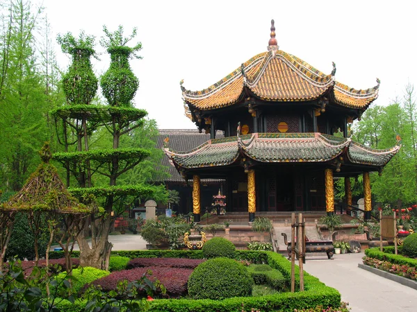 Qing yang Kung chrám (zelený koza palác) v chengdu, Čína — Stock fotografie