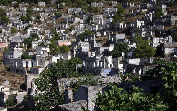 Kayakoy ghost town (Turkiet) — Stockfoto