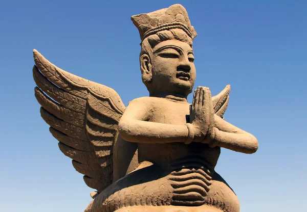 Statua gliny mitologicznych latający niebiański, ningxia, Chiny — Zdjęcie stockowe