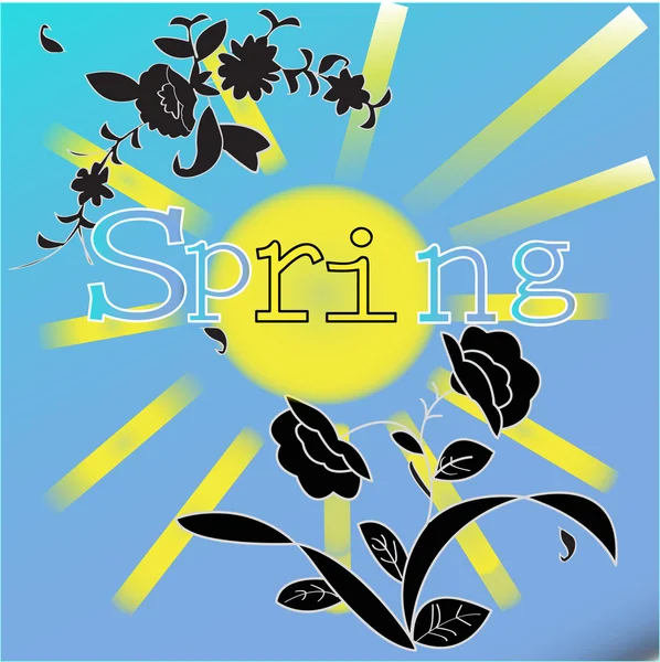 Spring sun — Stock Photo, Image