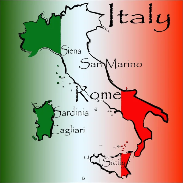 Bem-vindo à Itália Imagens Royalty-Free
