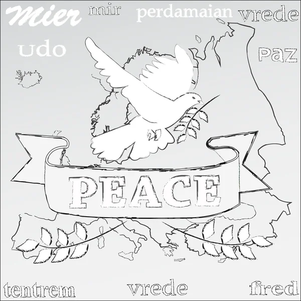 Peace.Dove. — Zdjęcie stockowe