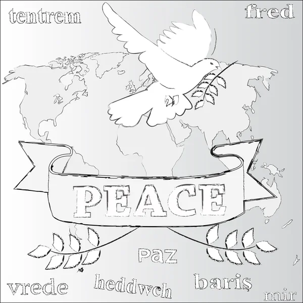 Peace.Dove. — Zdjęcie stockowe