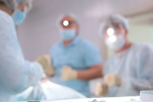 Doctori Sala Operaţie Imaginea Este Complet Încețoșată Mai Concentra Fotografie — Fotografie, imagine de stoc