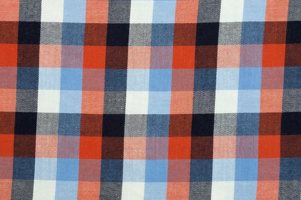 Material in a colorful plaid, a background — Stock Photo, Image