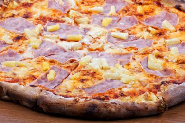 Hawai pizza, yakın çekim