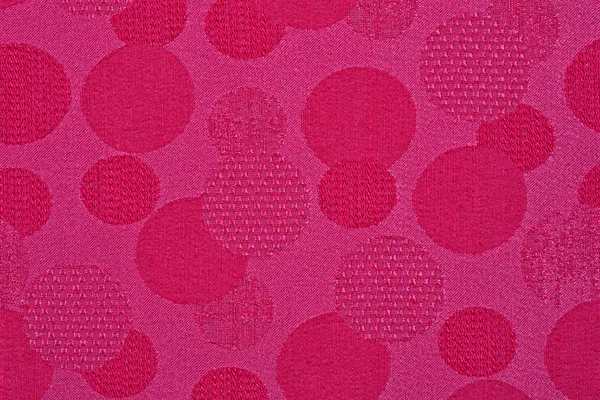 Material rosa em círculos, um fundo — Fotografia de Stock