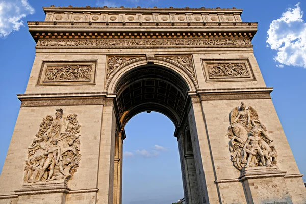 Arc de triumph, στο Παρίσι — Φωτογραφία Αρχείου