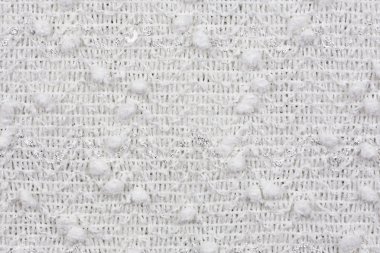 Beyaz kumaş desenleri, bir arka plan ile