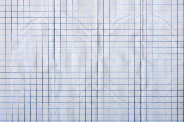 Смятый лист бумаги, задний план — стоковое фото