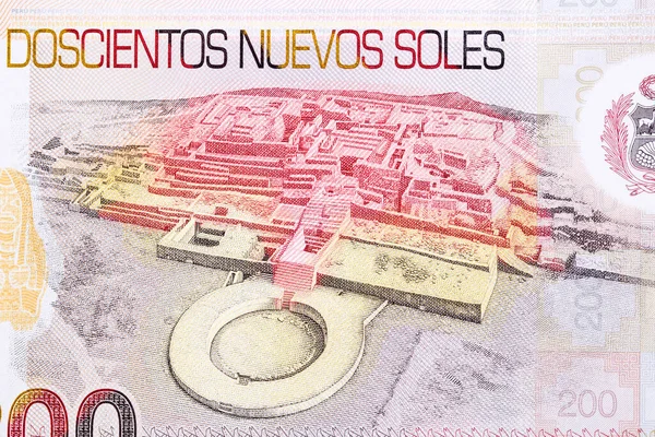 Oude Stad Kanaal Van Peruaans Geld — Stockfoto