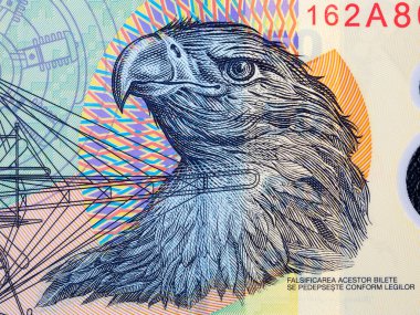 Romen parasından bir kartal kafası - Leu