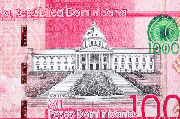 Nationalpalatset Santo Domingo Från Dominikanska Republiken Pesos — Stockfoto
