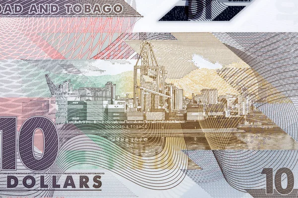 Port Avec Argent Trinité Tobago Dollars — Photo