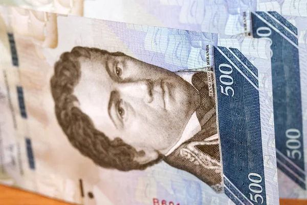 Venezuelan Money Bolivares Business Background — Foto Stock