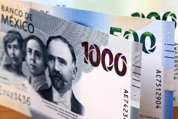 Mexican Money Peso Business Background — Foto Stock
