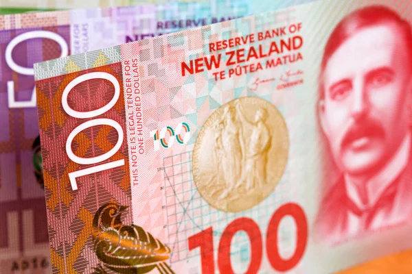 New Zealand Money Dollars Business Background — Foto de Stock