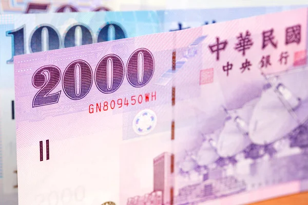 New Taiwan Dollar Business Background — Stock Photo, Image